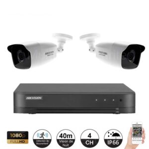 Kit 2 camera Hikvision HWT-B220-M Hiwatch series Caméra dôme 4in1