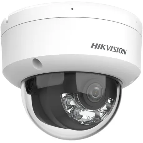 Kit vidéosurveillance Hikvision 4 caméras PoE Dômes 4MP avec IA et vision de nuit couleur 30 mètres-Smart Hybrid Light-microphone – Image 2
