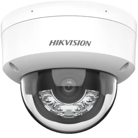 Kit vidéosurveillance Hikvision 4 caméras PoE Dômes 4MP avec IA et vision de nuit couleur 30 mètres-Smart Hybrid Light-microphone – Image 3