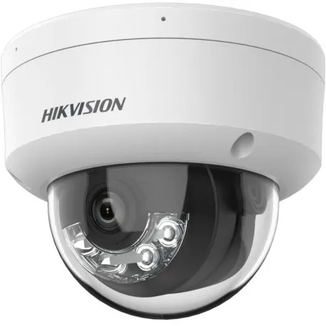 Kit vidéosurveillance Hikvision 4 caméras PoE Dômes 4MP avec IA et vision de nuit couleur 30 mètres-Smart Hybrid Light-microphone – Image 4