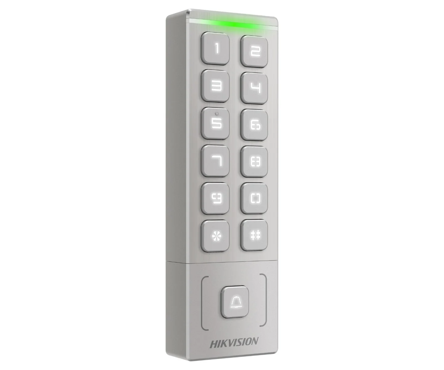 Contrôle d'accès intérieur / extérieur Hikvision avec clavier et carte Mifard DS-K1T809MX – Image 3